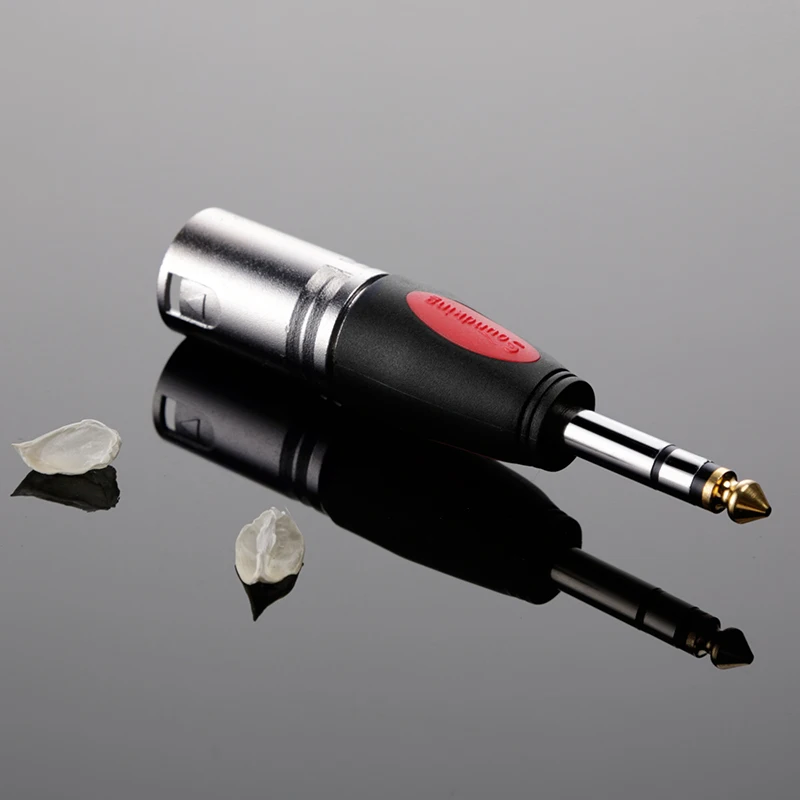 Soundking Лидер продаж XLR папа до 6 35 мм 1/4 &quotПапа стерео припоя тип микрофон адаптеры