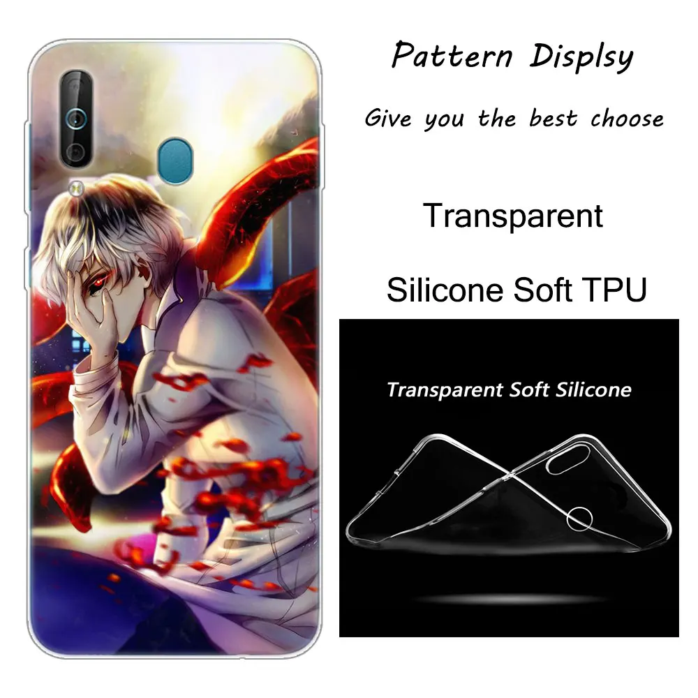 009 Лидер продаж японское аниме «Tokyo Ghoul силиконовый чехол для samsung Galaxy A80 A70 A60 A50 A40 A40S A30 A20E A2CORE M40 Примечание 10 плюс 9 8 5 - Цвет: 009