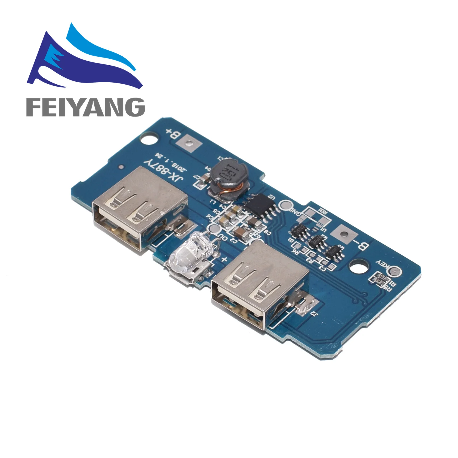 18650 Двойной Micro USB 3 7 в до 5 В 2A повышающий Мобильный Внешний аккумулятор DIY зарядное