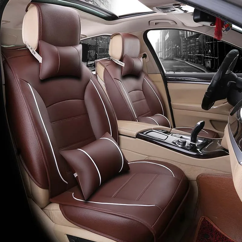 Luxury waterproof leather universal car seat cushion for Toyota all models Venza Crown Camry RAV4 varis Levin verso vios Corolla |