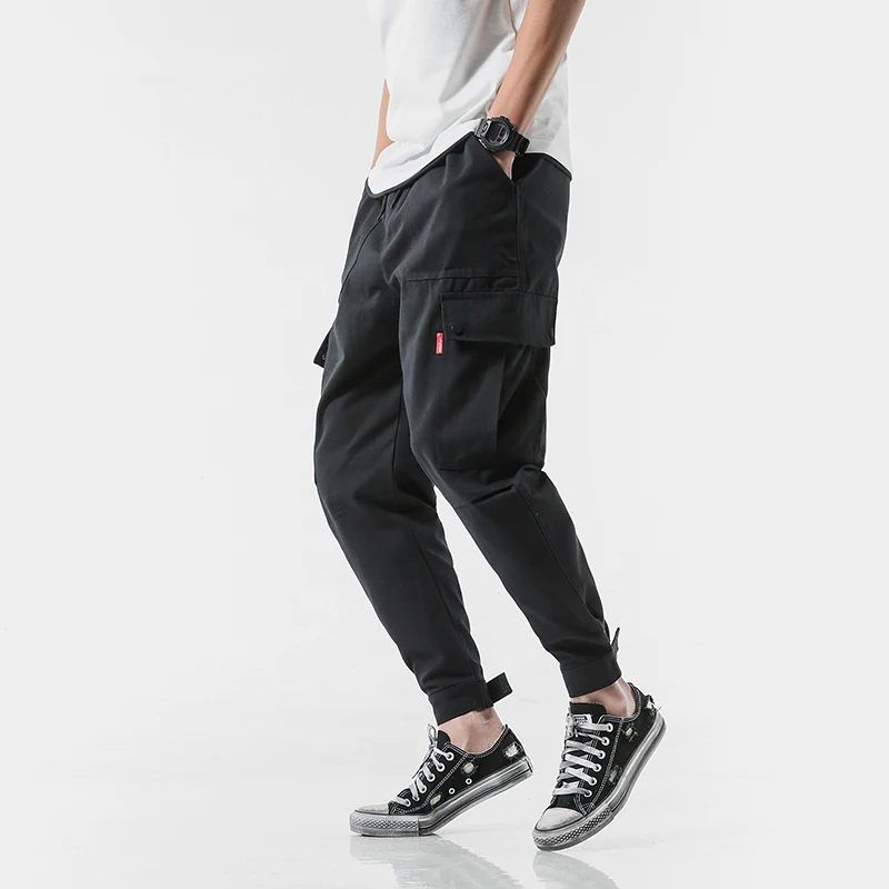2018 New Product Leisure Time Trousers E-commerce Pocket Overalls Male Easy Feet Pants | Мужская одежда