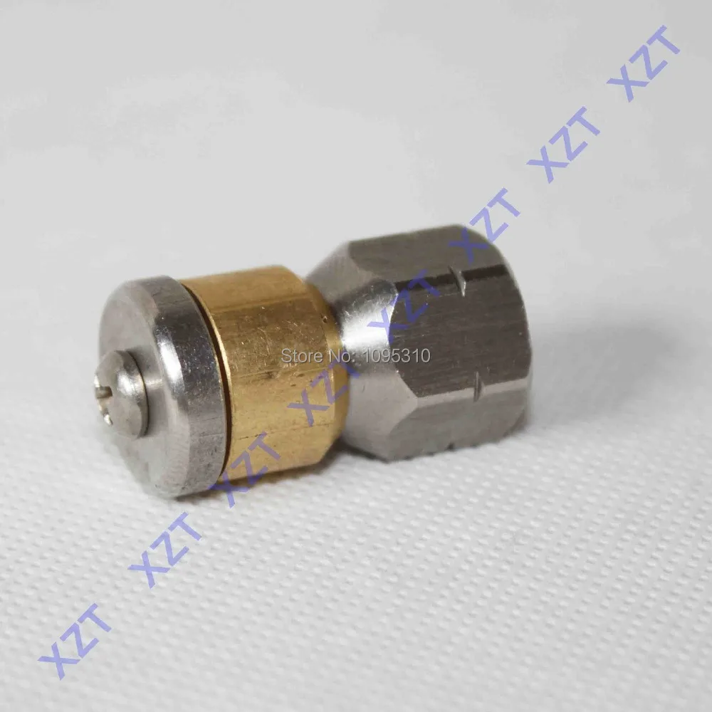 XZT Turbo 4000PSI/275BAR Inlet BSP1/4 Вращающаяся насадка для очистки канализационных струй