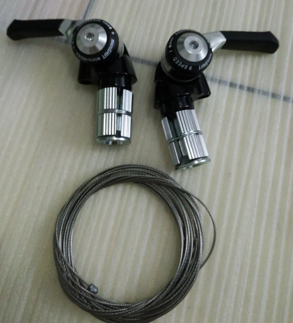 MicroSHIFT 9S TT рычаг переключения скоростей BS-A09 2x9/3x9 скоростной дорожный велосипед переключатель 27 скоростей совместим с Shimano Sram
