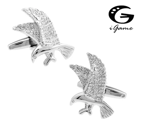 

Запонки iGame Eagle уникальный дизайн птицы качественный латунный материал Бесплатная доставка
