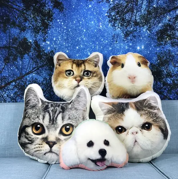 Домашнее животное фото на заказ DIY собака кошка подушка пользовательские плюшевые игрушки куклы чучело Подушка Диван автомобиль декоративный креативный подарок GYH
