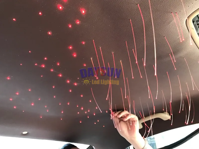 Новый Автомобильный светодиодный потолочный волоконно оптический светильник 16