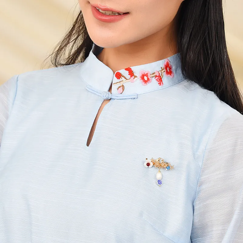 Yanting, женские броши, этнические броши, птицы, ракушка, цветок, винтажные броши, подарок для женщин, женский, значит, люблю тебя навсегда, 0113