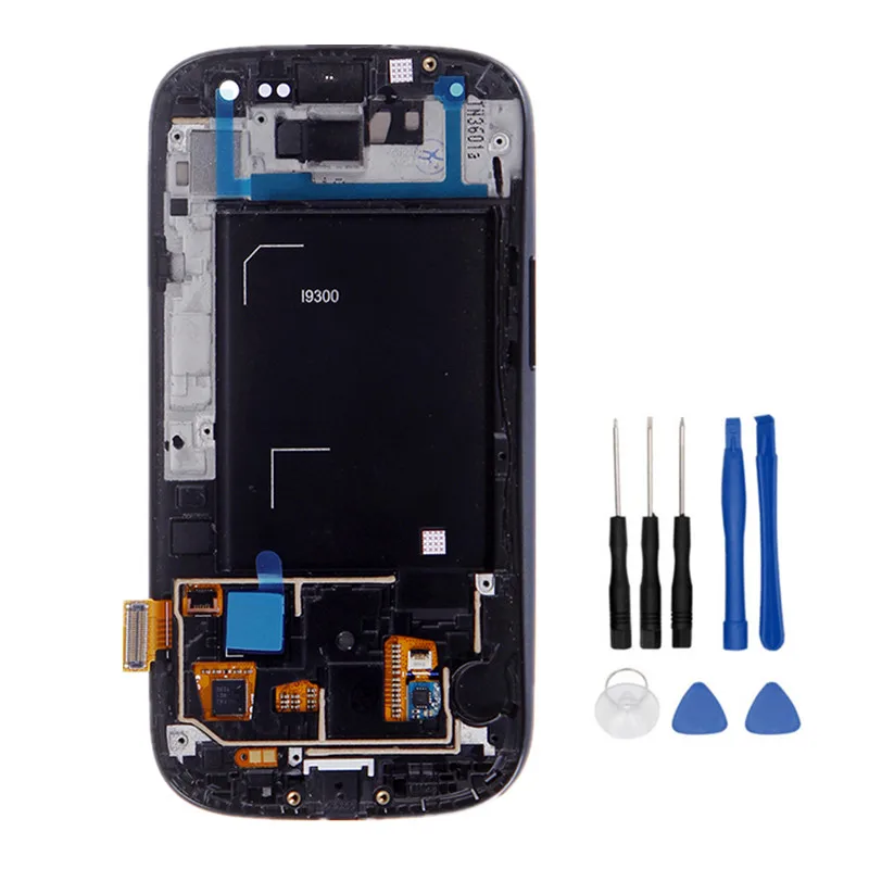 Для Samsung Galaxy S3 ЖК экран сенсорная панель (диджитайзер) для дисплей GT i9300 с