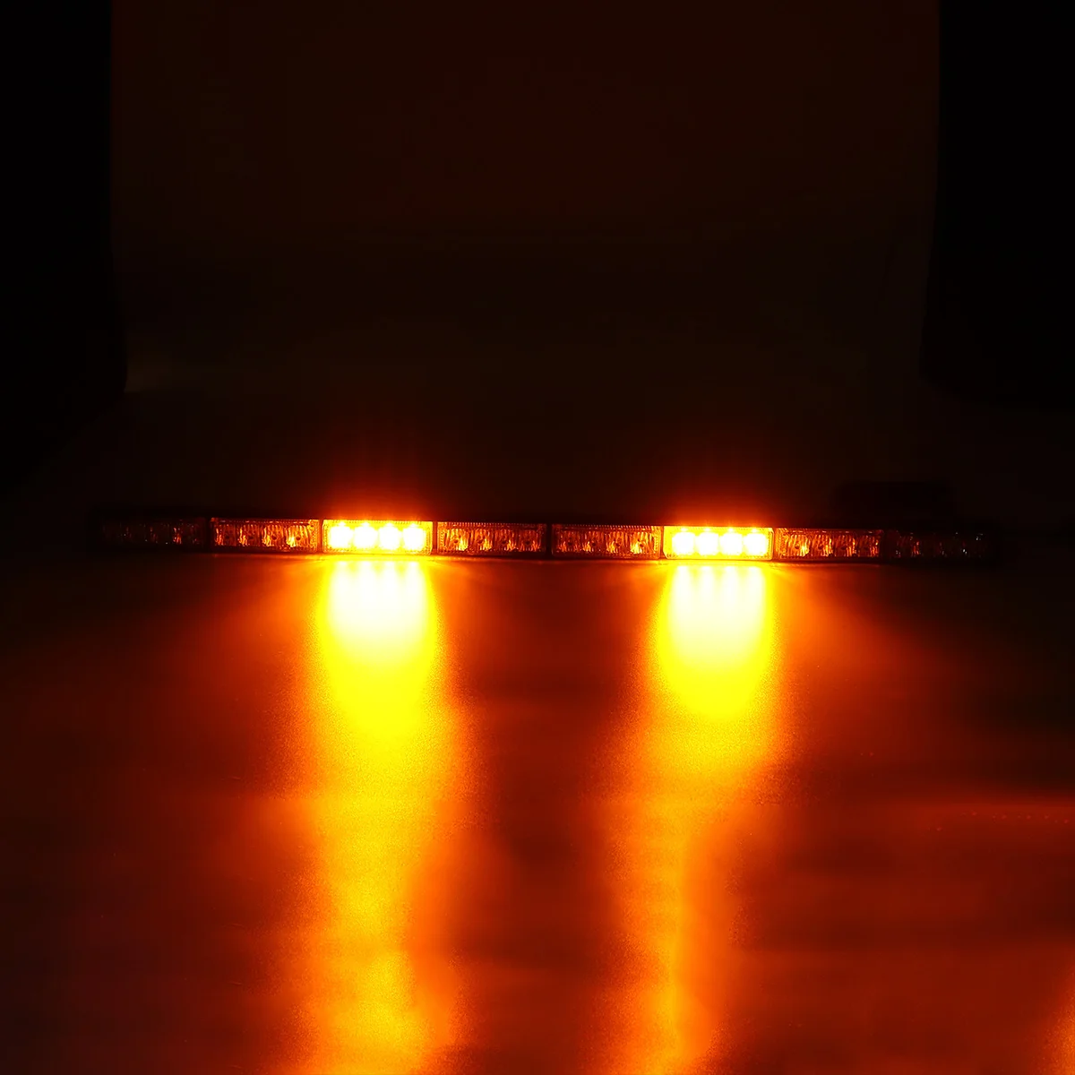 

Car 35'' 32LED Emergency Warning Traffic Advisor Flash Strobe Light Flashing Signal Bar Yellow Lamp