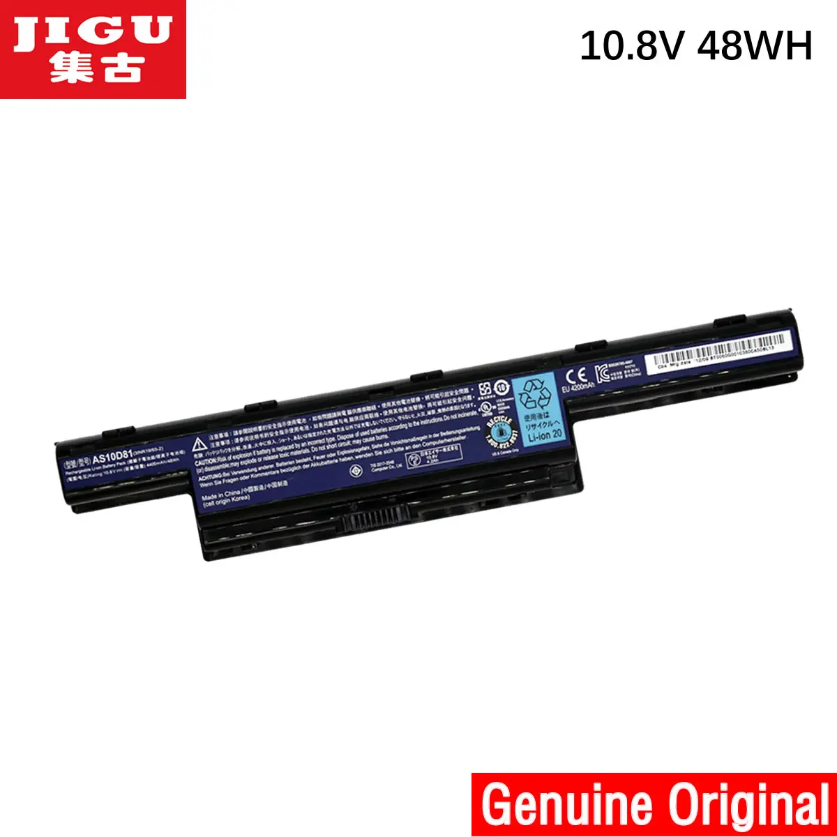 JIGU оригинальный ноутбук Батарея для ноутбука ACER ASPIRE 5742 5742G 5742Z 5749 5750 5750Z 5755 7251 7551 7560