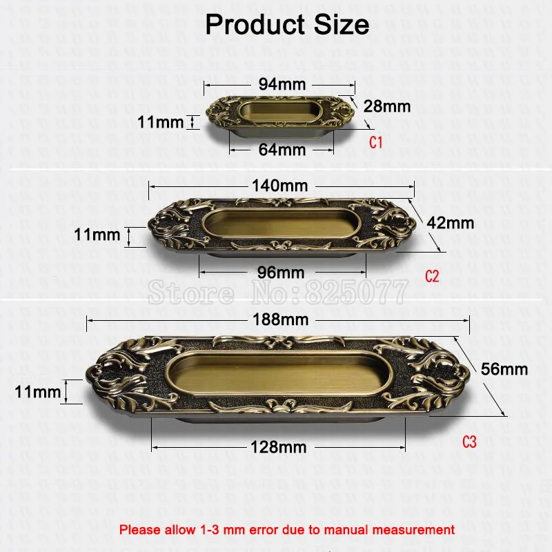8 шт. невидимые наручники ручки для шкафа ящика мебели буфета кухонного дверные и