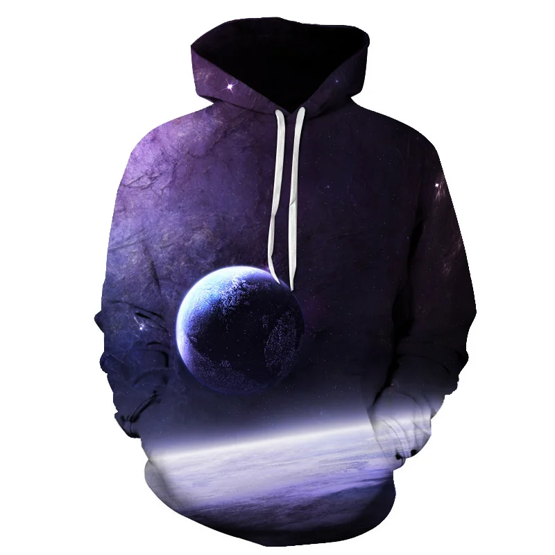 PICTURE COLOR Пара тонкое худи 3D цифровой печати от whitemystery Толстовка Вселенная ellesse-женская простая Толстовка Пот homme voltron черный - Цвет: PICTURE COLOR