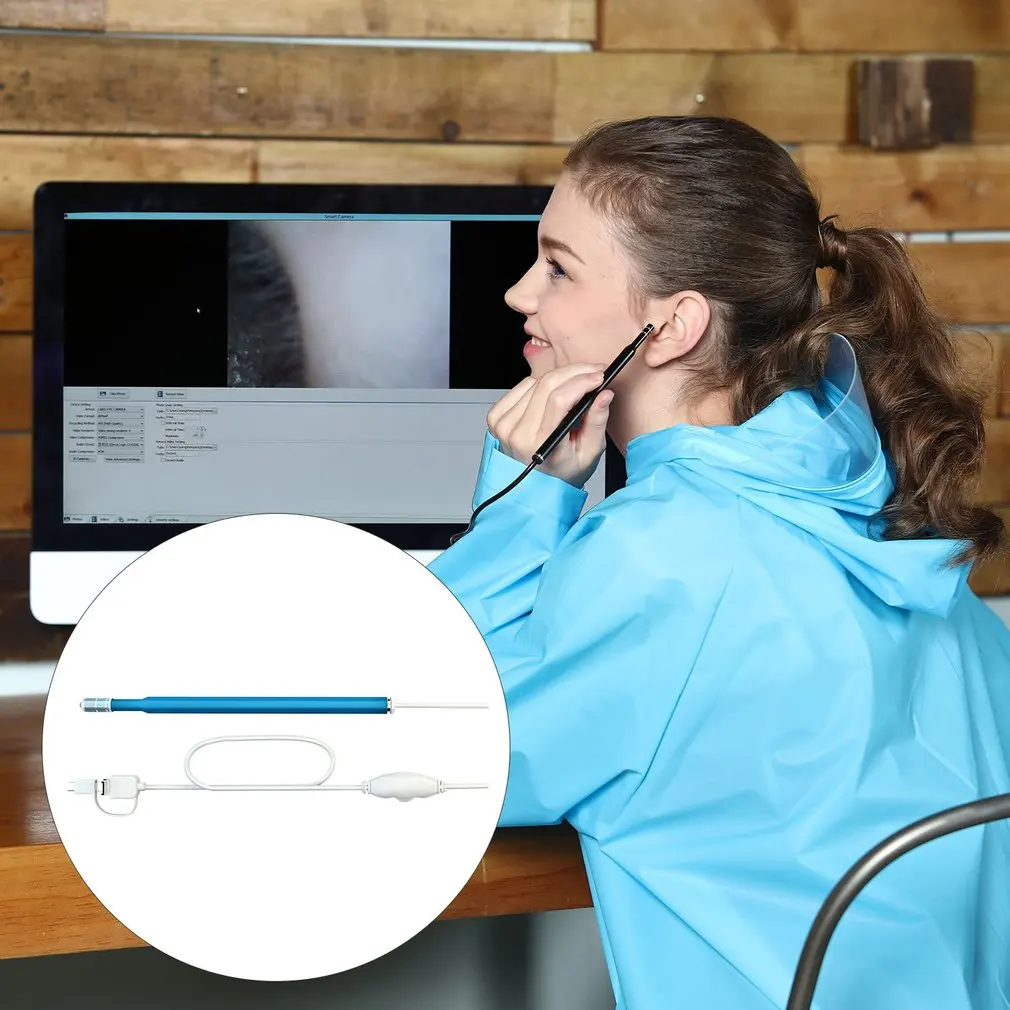 3 в 1 USB эндоскоп для чистки ушей 5 мм|Уход за ушами| |