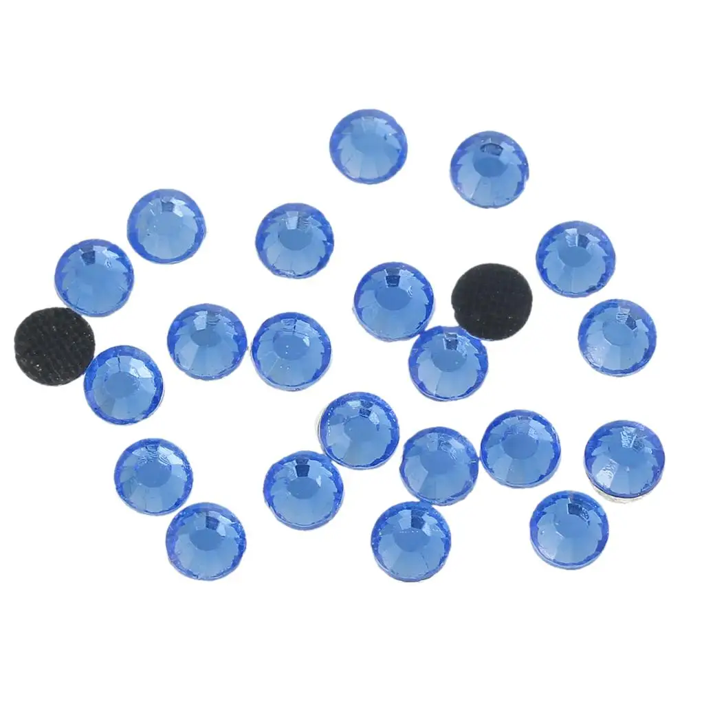 DoreenBeads Стразы круглые светло голубые граненые 4 мм (1/8 &quot) Диаметр 350 шт|rhinestone