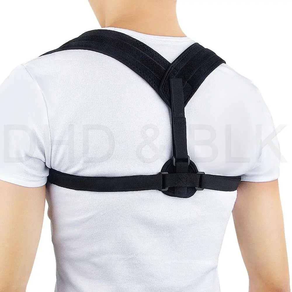 

Sports Posture Corrector Shoulder Upper Back Adjustable Clavicle Support Brace Improve