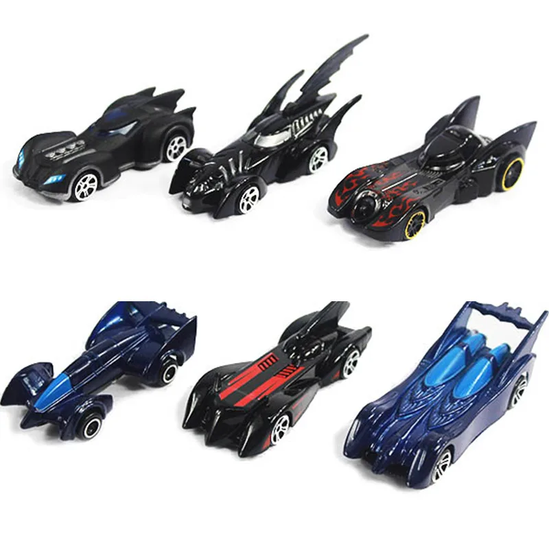 10 шт./компл. мини BATMOBILE литья под давлением Автомобили 1: 64 металл с гальванопокрытием игрушки из сплава Бэтмен Темная ночь модели игрушечных автомобилей для детей