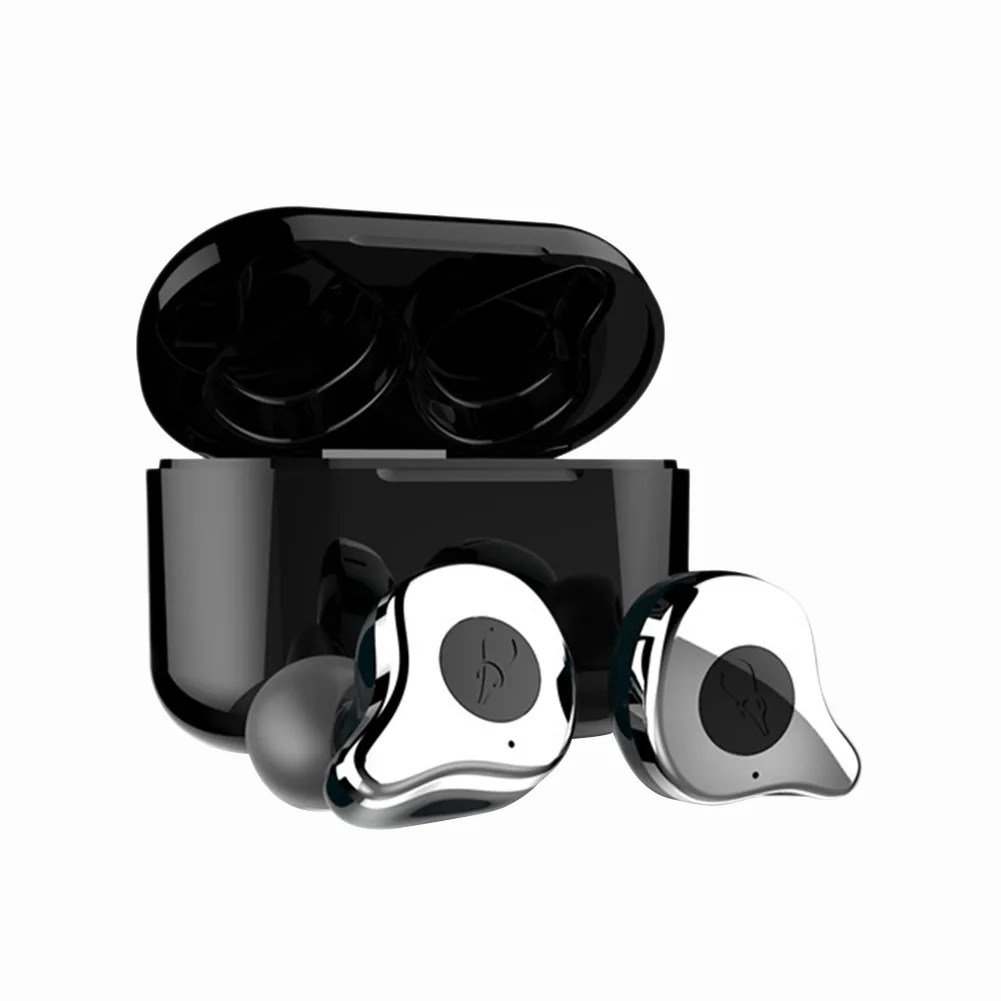 Серебристый Sabbat E12 Bluetooth 5,0 наушники TWS беспроводные наушники Hifi наушники с микрофонами Handsfree IPX5 водонепроницаемые - Цвет: Серебристый