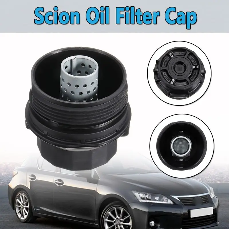 Car Oil Filter Cap Housing New Universal For Toyota Lexus Black Scion Assembly In Tank Cover 15620-3701 | Автомобили и мотоциклы