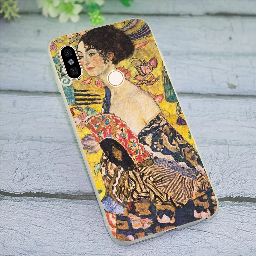 Мягкий чехол из ТПУ для телефона Xiaomi Mi A4 Gustav Klimt A1 8 Lite 9 9se Redmi 4A 4X 5 Plus 5A Prime 6A Note 6 Pro |