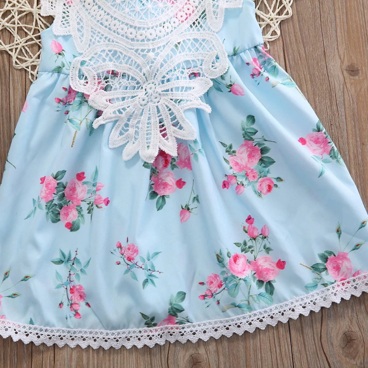 Платье для маленьких девочек Пышное Платье-пачка принцессы с цветочным рисунком