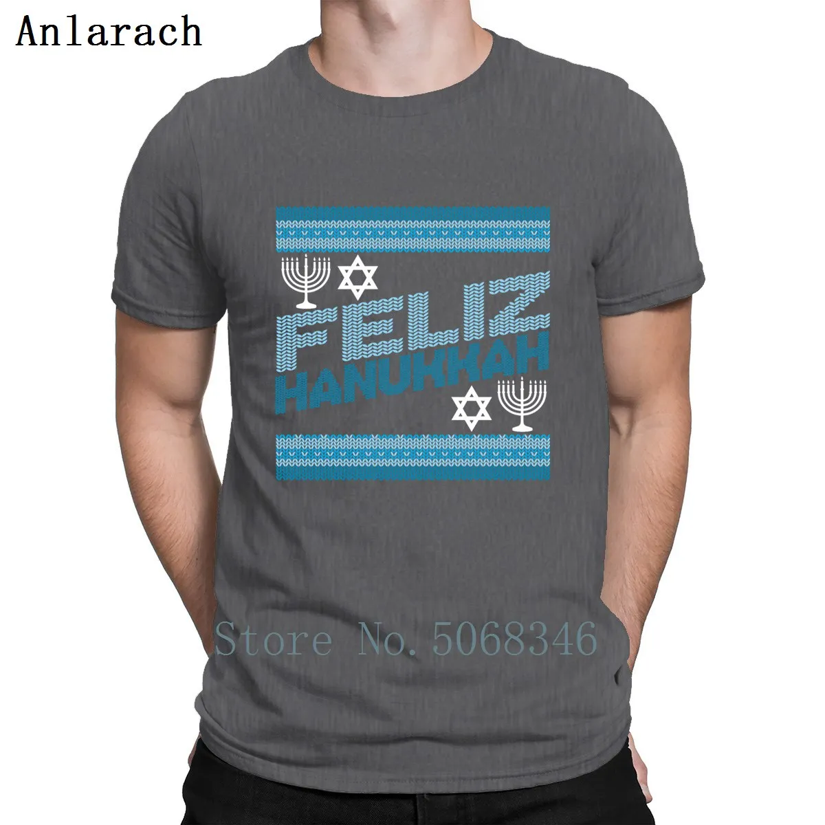 Забавная футболка с изображением Ханука Feliz праздничная еврейского юмора