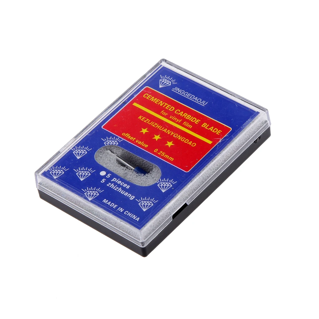 30 шт. режущий плоттер Roland Blades 60 ° синий виниловый резак|Детали принтера| |