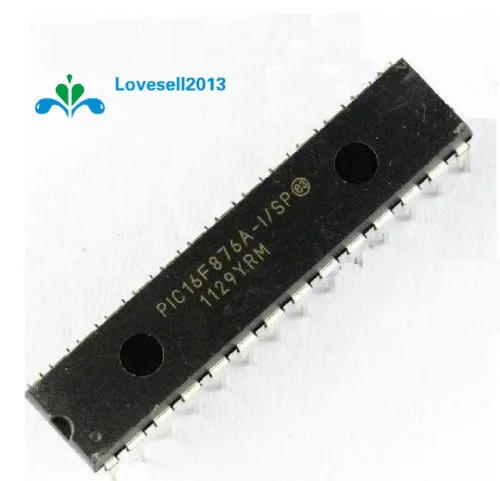 

2 PCS PIC16F876A-I/SP PIC16F876A DIP-28 IC NEW
