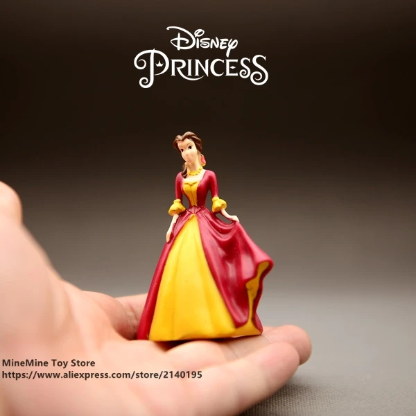 Disney Beauty and the Beast Belle Princess 7 см кукла Фигурка аниме Мини Коллекционная фигурка