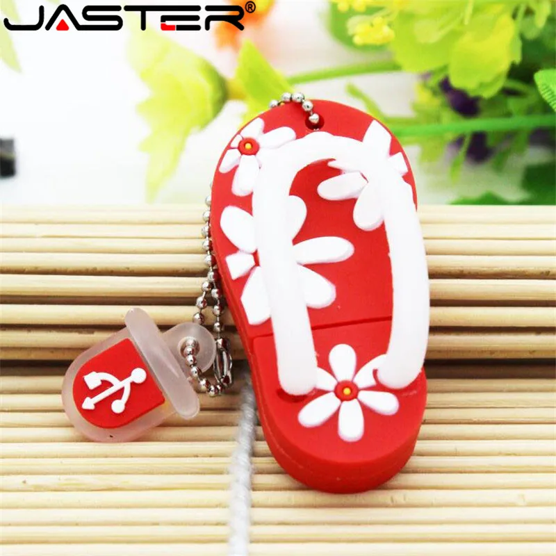 JASTER летние мини Тапочки usb флэш-накопитель подарок прекрасный мультфильм Флешка 4 ГБ/8 ГБ/16 ГБ/32 ГБ/64 ГБ usb флэш-накопитель карта памяти