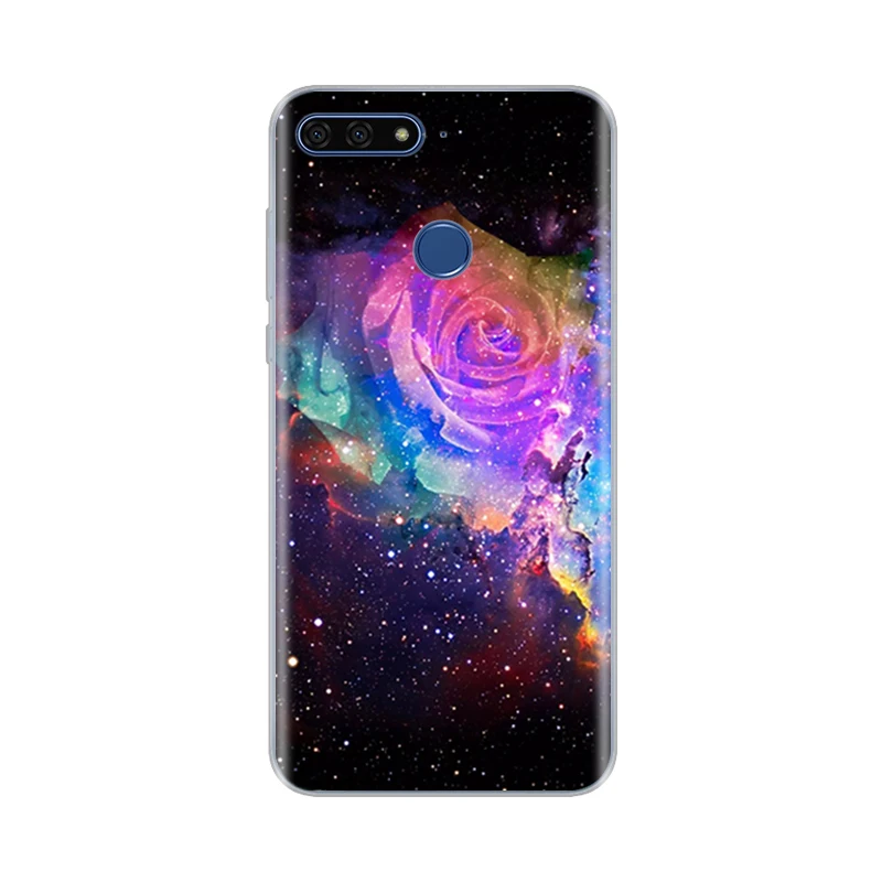NO.71 Для huawei Honor 7A pro 5,7 дюймов AUM-L29 Чехол Мягкий Силиконовый ТПУ для телефона задняя крышка 360 Защитный чехол для huawei Honor 7A pro 7aPRO - Цвет: NO.71