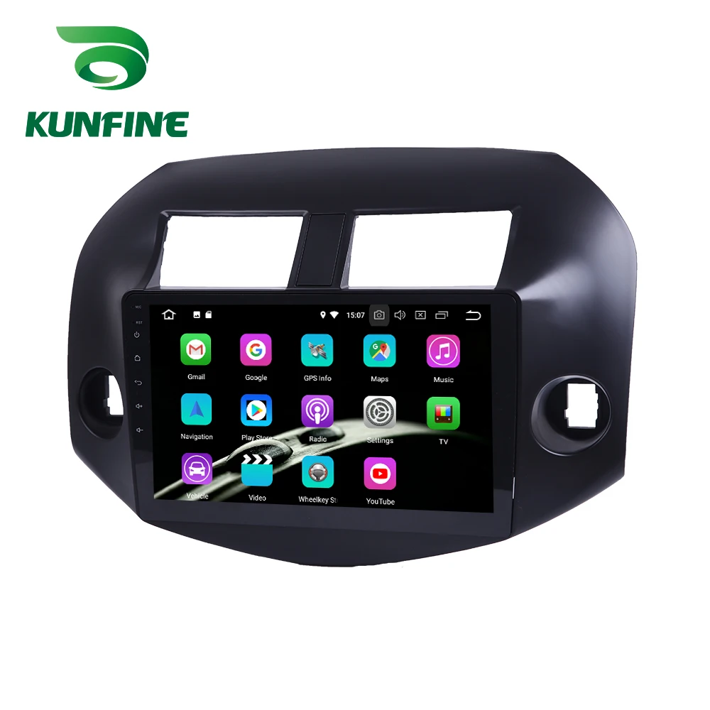 Android 9 0 Ram 4G Rom 64G PX6 Cortex A72 автомобильный DVD GPS мультимедийный плеер стерео для Toyota RAV4