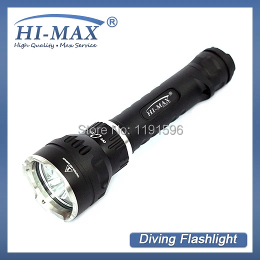 Один комплект hi-max X7 3000LM cree XM-L2 3000 люмен фонарь для дайвинга фонарик с батареей и