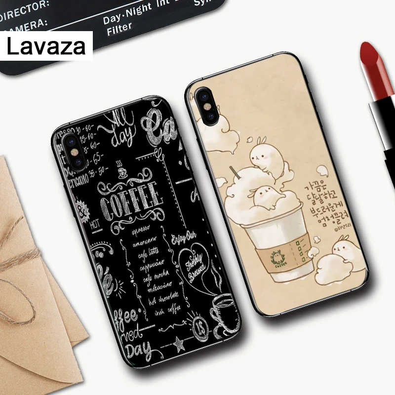 Силиконовый чехол Lavaza с изображением кофе для iPhone 5 5S 6 6S Plus 7 8 X XS Max XR | Мобильные