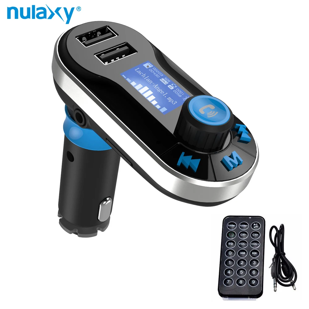 Nulaxy Bluetooth fm передатчик Автомобильный MP3 плеер с пультом дистанционного