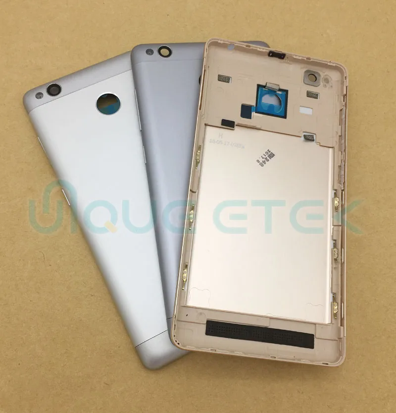 OEM для Xiaomi Redmi 3s 3 pro крышка аккумулятора задняя корпуса + боковые кнопки Замена