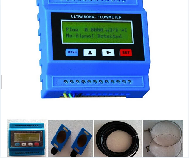 

TUF-2000M TS-2 Digital Ultrasonic Flowmeter Flow Meter Ultrasinic Flow Module/RTU with TS2/TM1 sensor (DN15-100mm) -30 ~ +90C