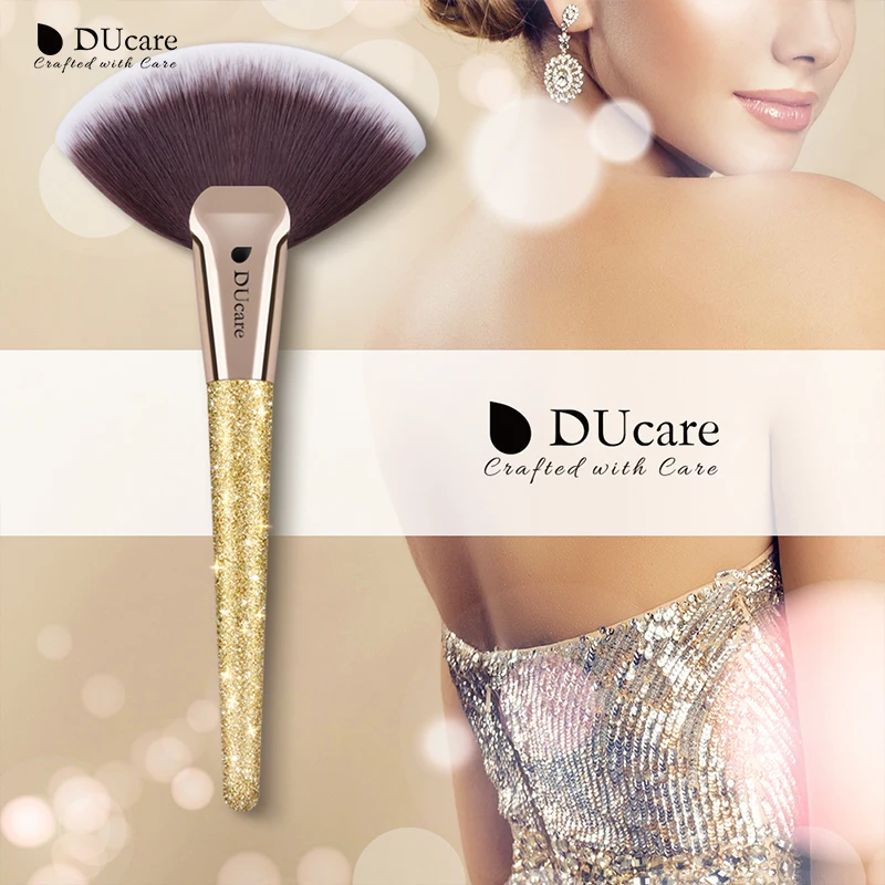 DUcare 1 шт. Веерная кисть текстовыделитель кисти для макияжа пудра контурная