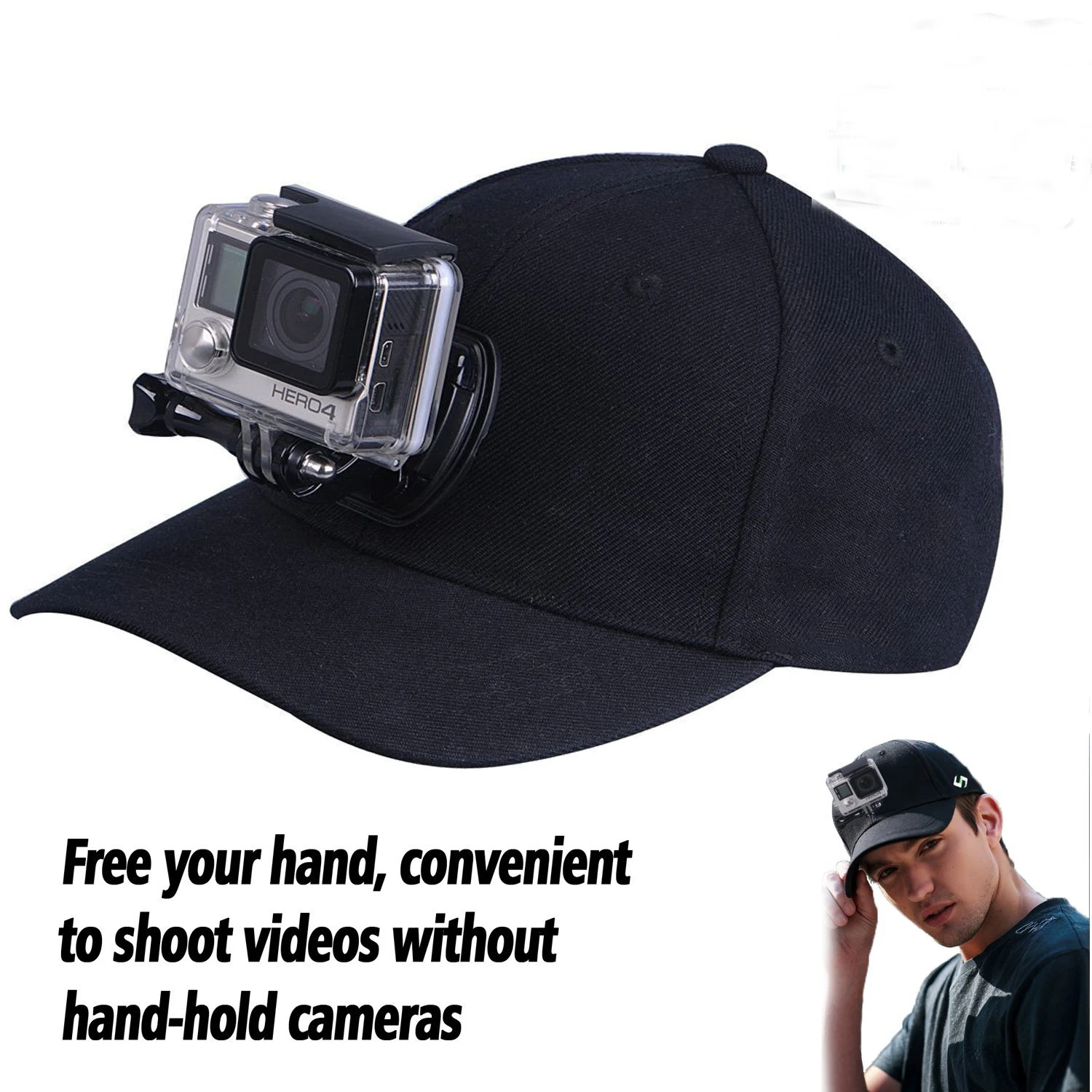 Кепка для экшн камеры Gopro Hero 5 4 3 EKEN H9 H8R H8 Xiaomi yi|for gopro hero|accessories for eken h9eken accessories |