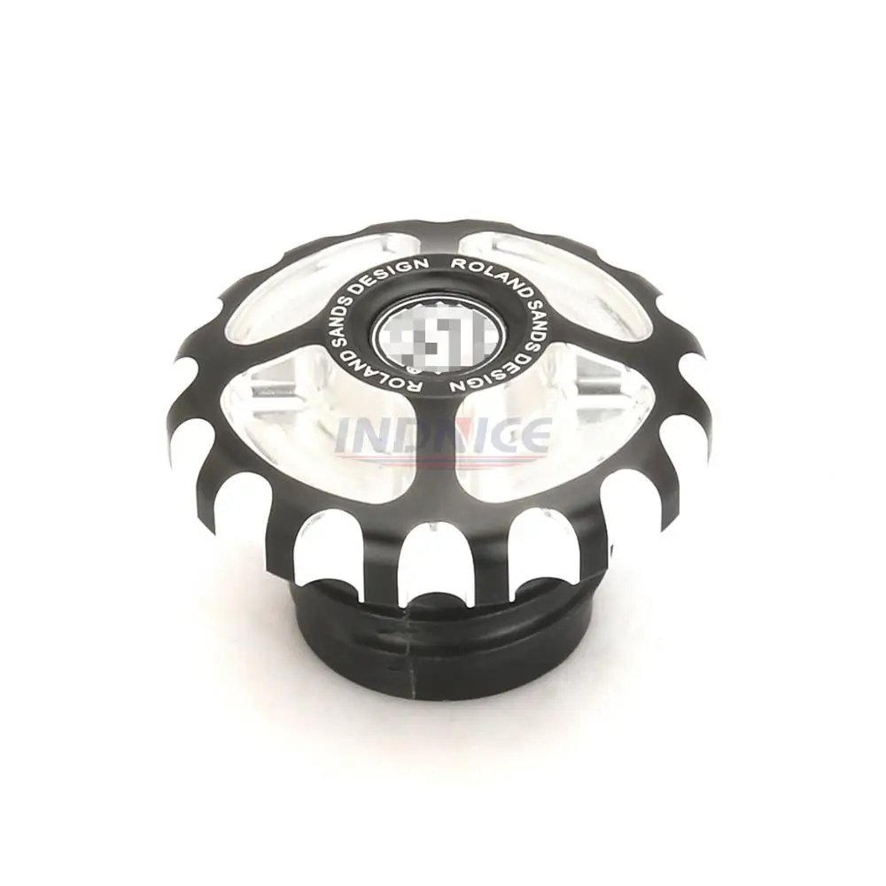 1 Крышка топливного бака для мотоцикла, крышка масляного бака для harley CNC, газовая Крышка для Harley Sportster Dyna Softail Touring models, крышка бензобака - Цвет: 1