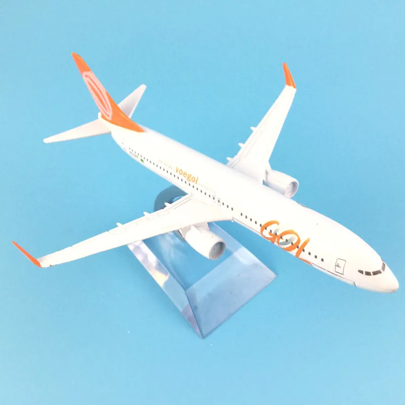 JASON TUTU16cm модель самолета Модель самолета Бразилия Air GOL Boeing 737 модель самолета литой металл 1:400 модель самолета игрушка