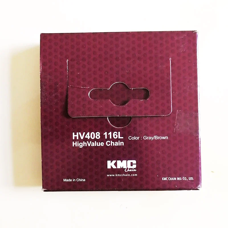 KMC HV408 6/7/8 скорость 116л велосипедная цепь для MTB/шоссейного велосипеда для Shimano/SRAM/цепной велосипед серый коричневый