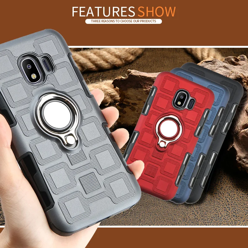 

Magnetic Ring Stand mobile Case For Samsung Galaxy J2 Pro 2018 Cover Shell For Samsung X4 2017 S8 S8 Plus Finger Ring Phone Case