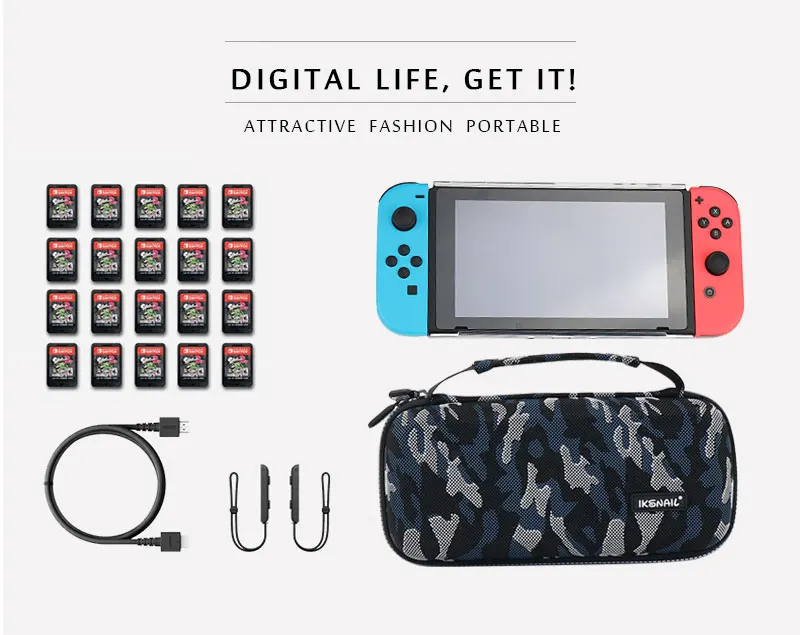 Shellnail портативный жесткий чехол для Nintendo dswitch водостойкий EVA сумка для хранения для Nitendo NS консольные аксессуары