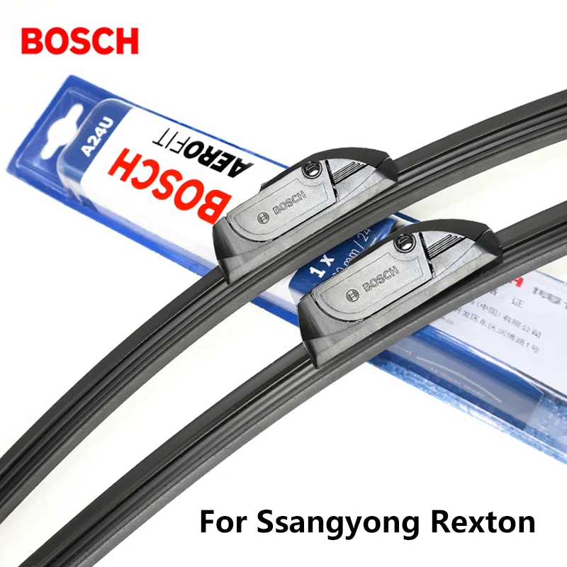 Щетки стеклоочистителя BOSCH для Ssangyong Rexton 20 и дюймов подходят крючковых рычагов 2002