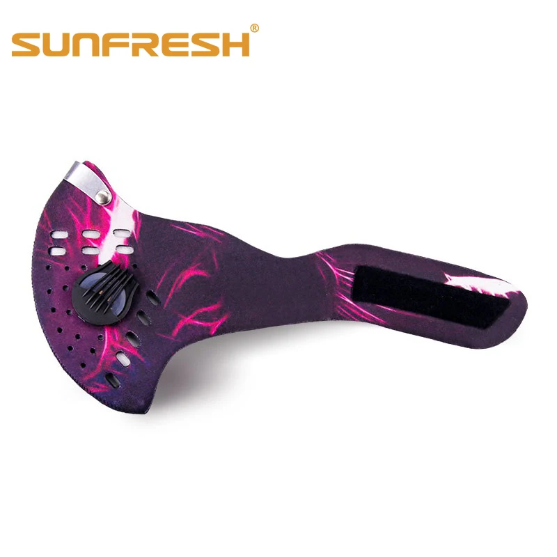 purple mask dust mask n99 air filter wholesale anti odor smog smoke maske Washable fashion riding mouth face mask kpop black cloth face mask - Цвет: purple mask