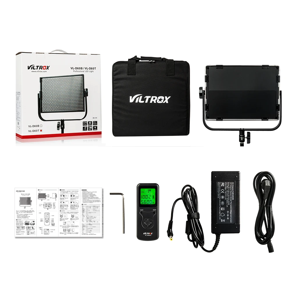 Viltrox VL D60T Pro 60 Вт беспроводной пульт дистанционного управления для студийной