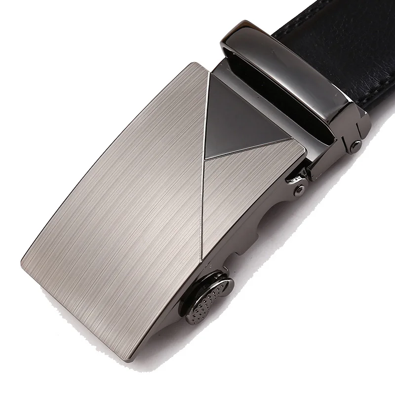 Fashion Brand Cowskin belt Genuine leather men alloy Luxury jaguar belt business 3.5cm belts for men - Цвет: C252
