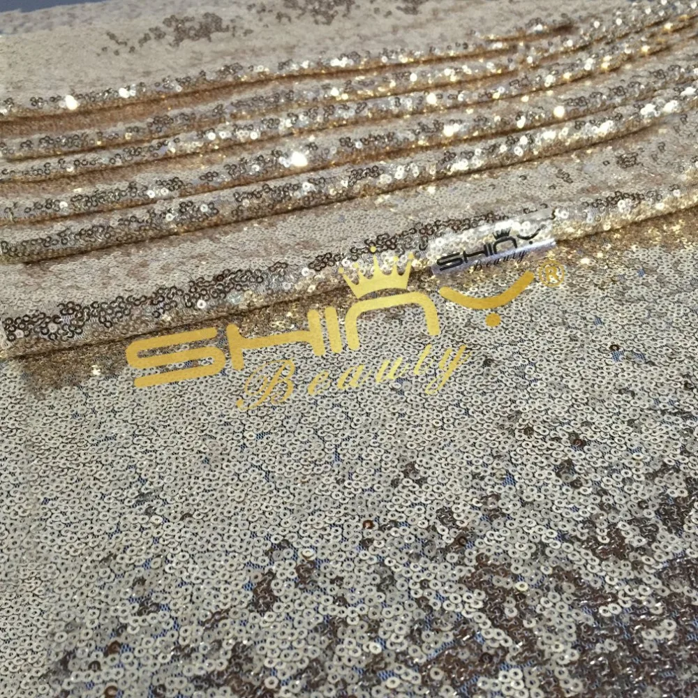 8 ярдов светильник золотые блестки ткань для