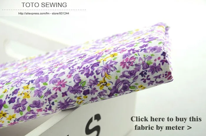 Booksew 9 видов конструкций фиолетовый Цветочная Хлопчатобумажная Ткань Жир Квартал Комплект ткань для тильды, скрапбукинга лоскутное шитье Рукоделие 50 см x 50 см