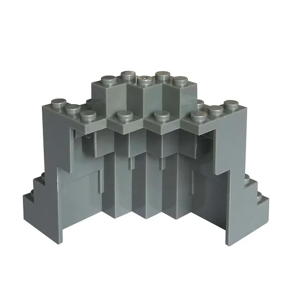 MOC горный кирпич 8x8x6 рок-панель DIY строительный блок части Игрушки совместимы с другими брендами сборки частиц